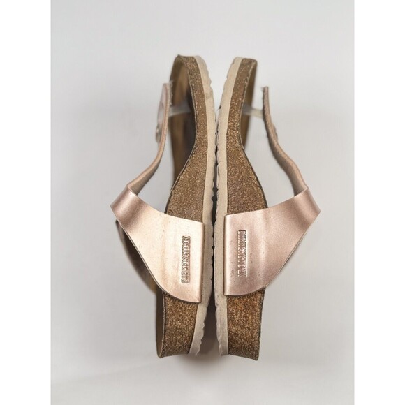 Birkenstock Girls Sandals Brown Gizeh Birko Flor Flat Thong Slip On 32 US 1 - Picture 8 of 8